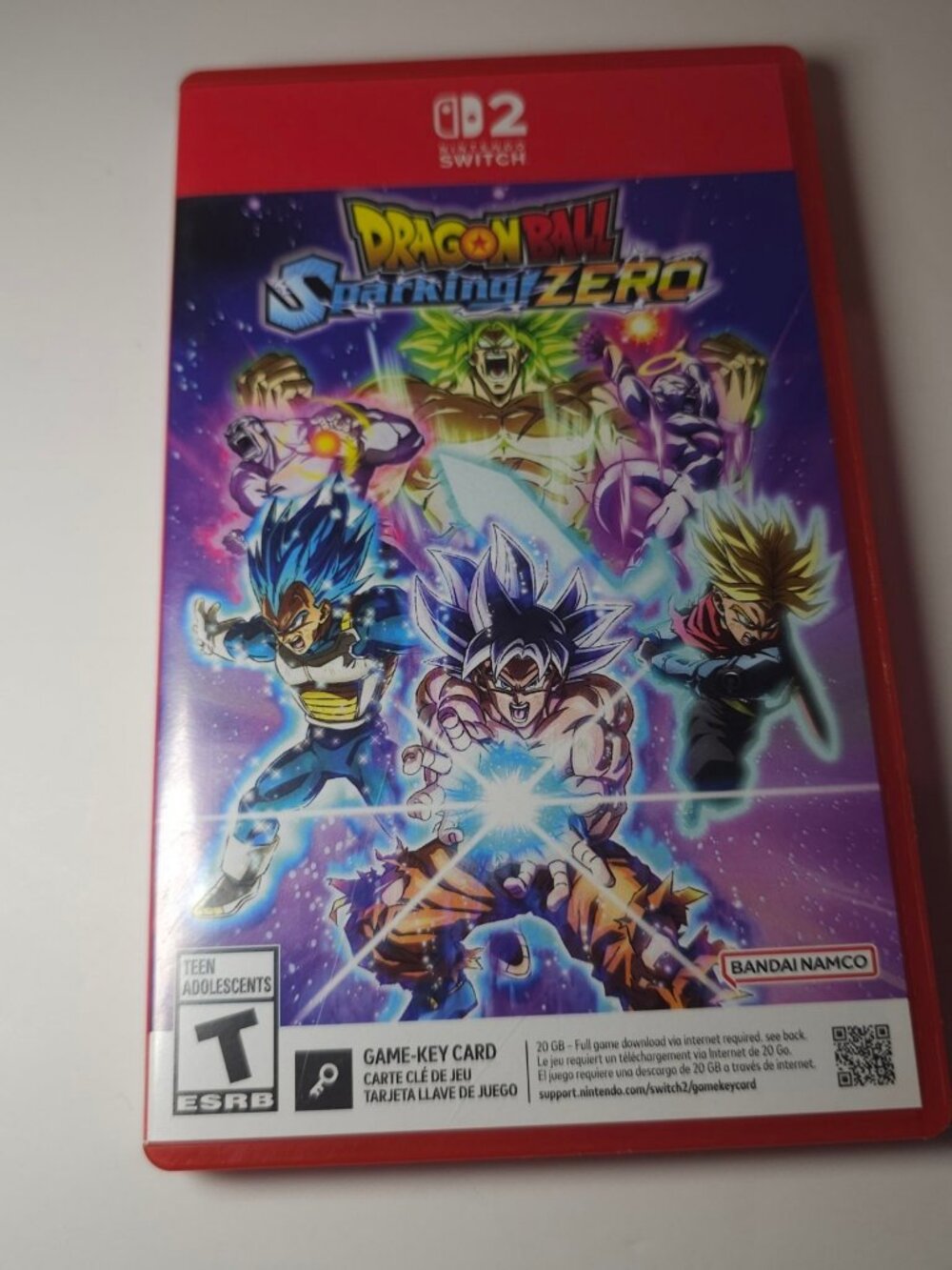 Dragon Ball Sparking Zero Nintendo Switch 2 Game